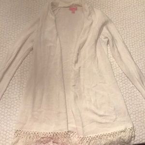White Lilly Pulitzer Cardigan